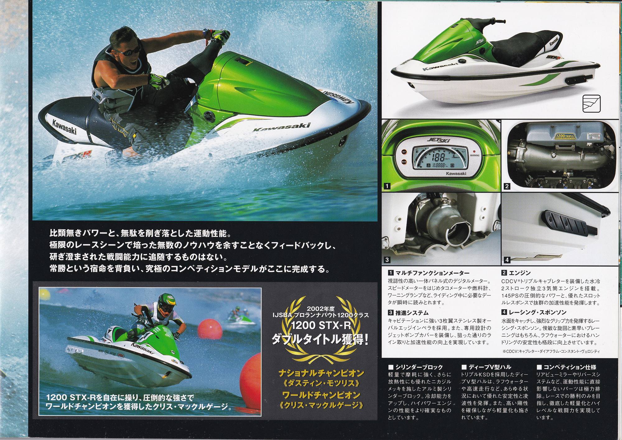 過去カタログ カワサキ PWC 2003 JET SKI SERIES｜WEB博物館