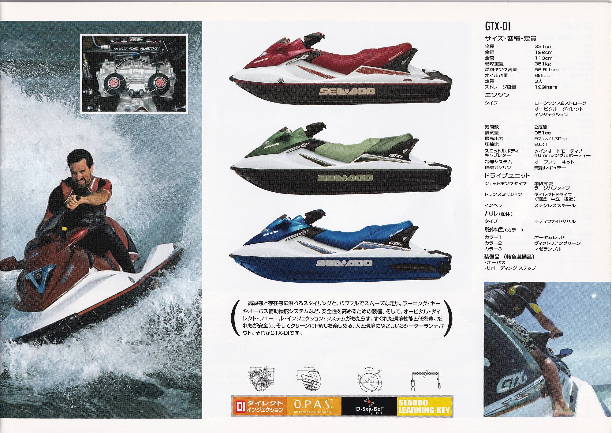 過去カタログ シードゥー GENERAL 2003 Watercraft｜WEB博物館ボート