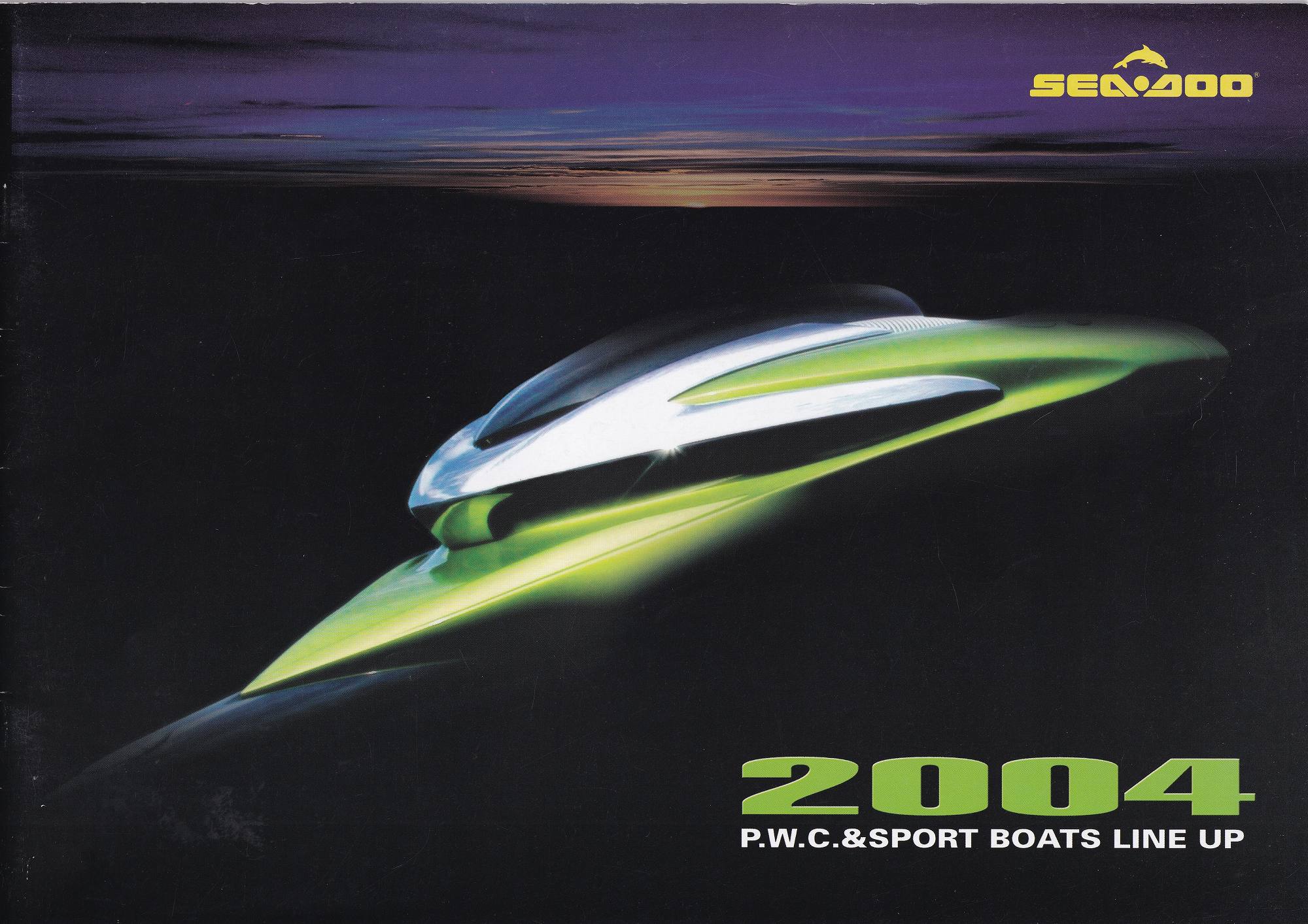 過去カタログ シードゥー GENERAL 2004 PWC and Sport-Boats Line-Up