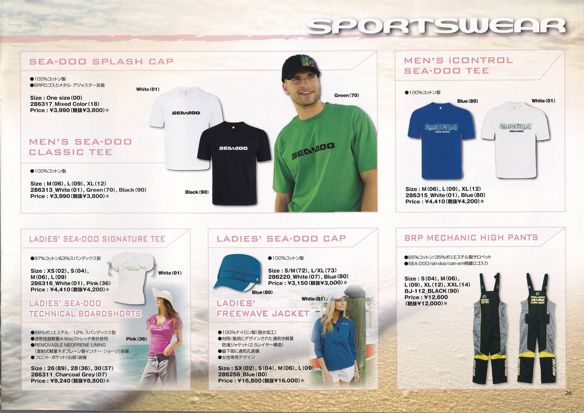 過去カタログ シードゥー PWC 2012 PWC and Accessories CATALOG|WEB博物館ボートミュージアム