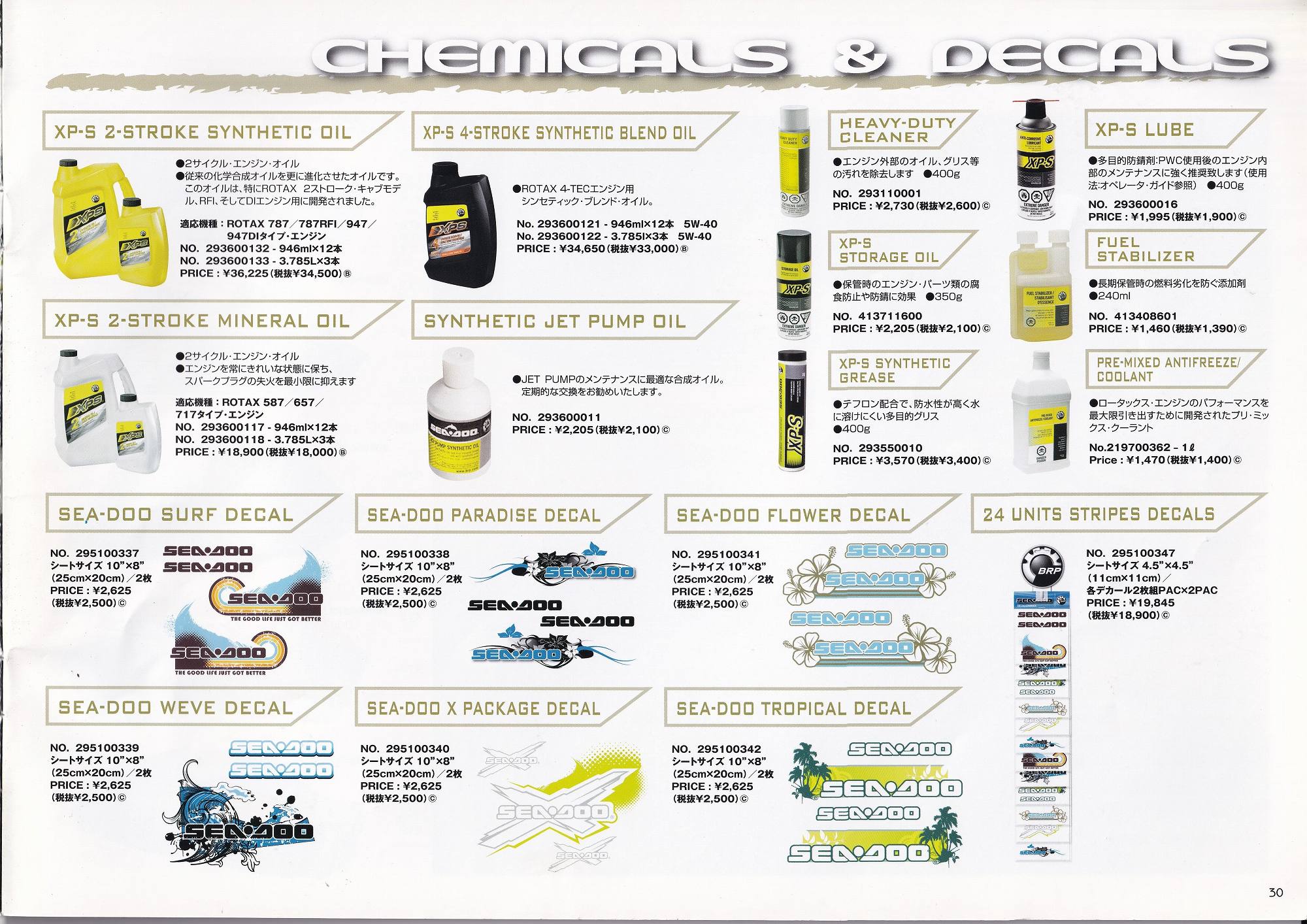 過去カタログ シードゥー PWC 2013 PWC and Accessories CATALOG|WEB博物館ボートミュージアム