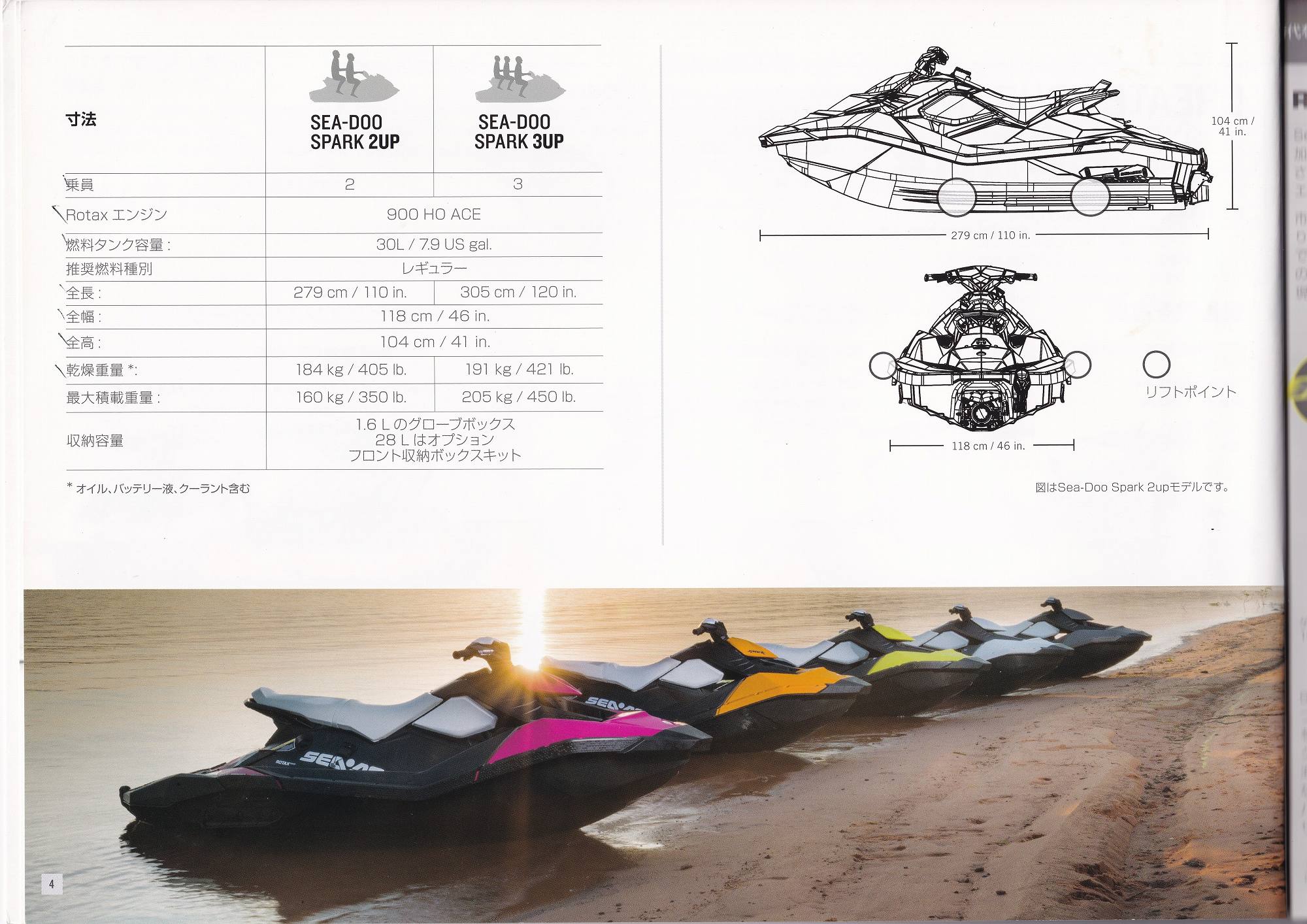 過去カタログ シードゥー PWC 2014 SEA-DOO SPARK｜WEB博物館