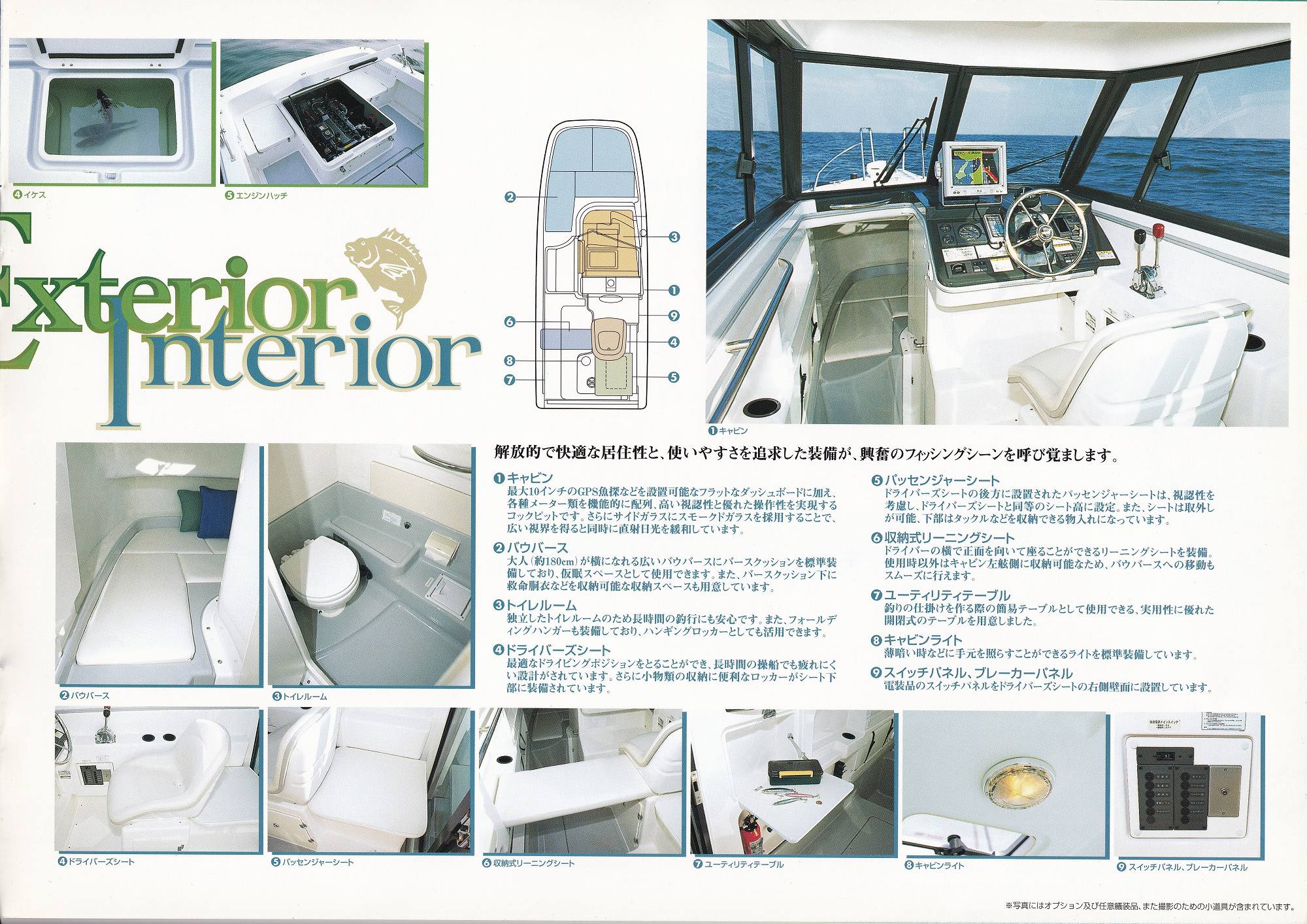 過去カタログ ヤマハ Boat 1999 UF-28SD｜WEB博物館ボートミュージアム