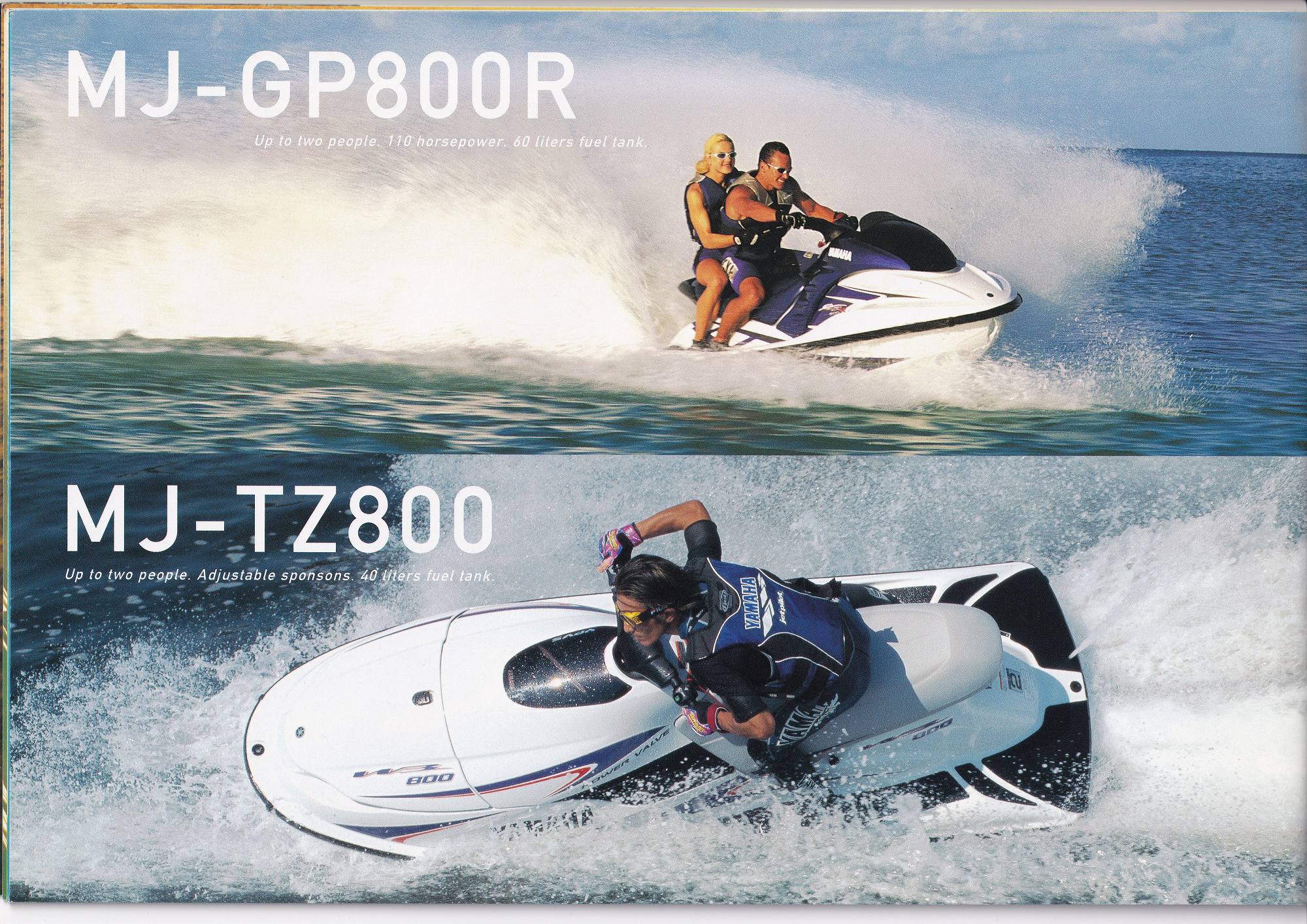 過去カタログ ヤマハ PWC 2001 Marine-Jet｜WEB博物館ボートミュージアム