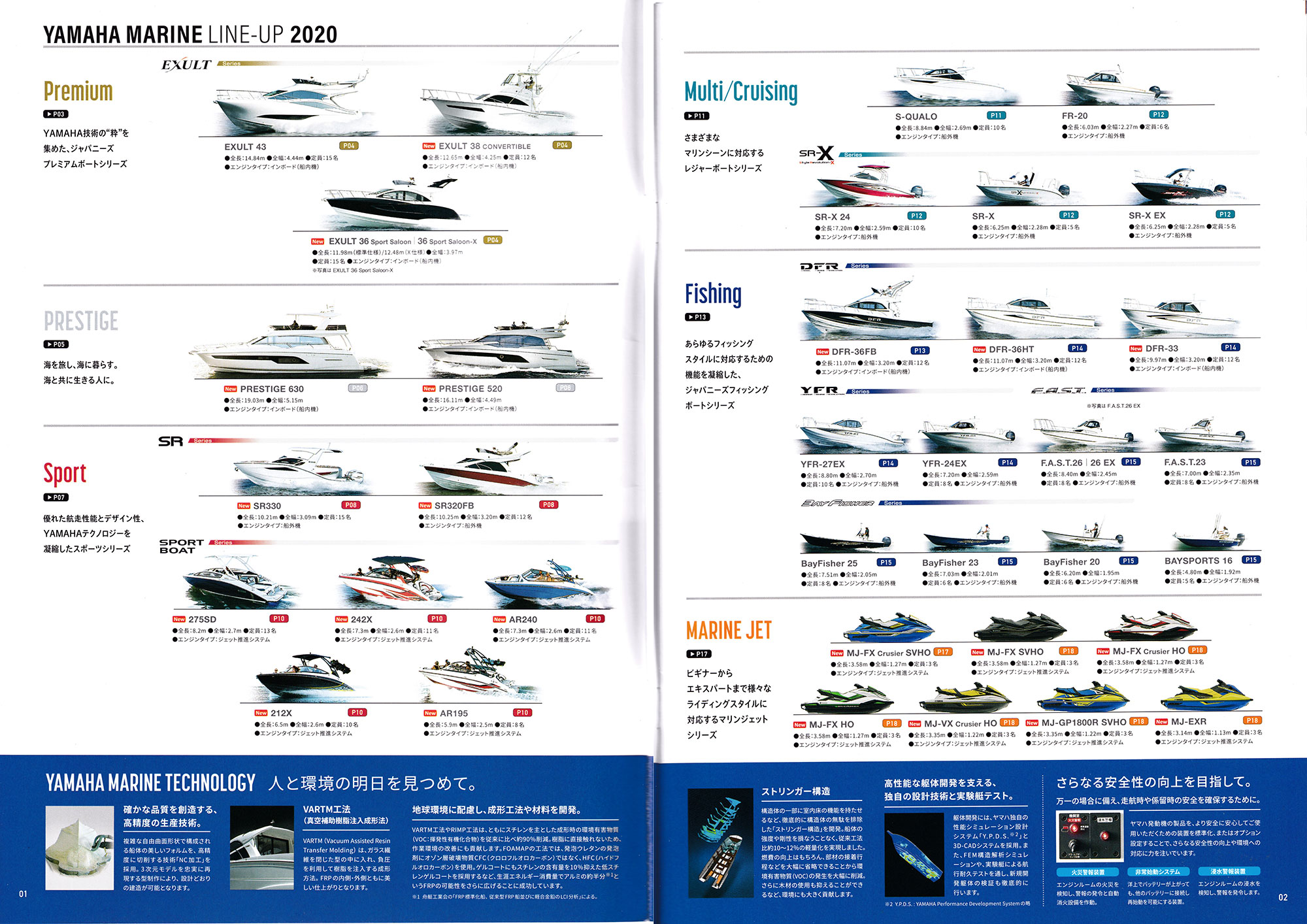 過去カタログ ヤマハ Boat 2020 YAMAHA MARINE LINE-UP VOL.2