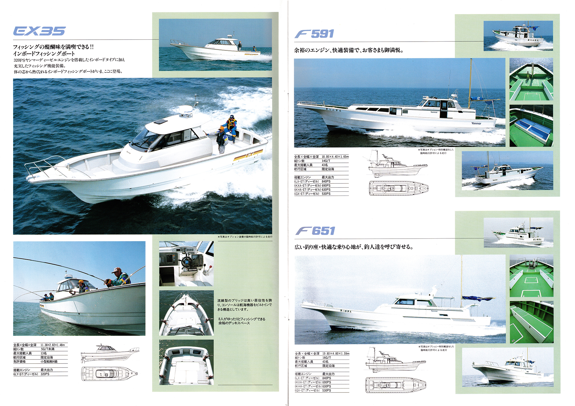 過去カタログ ヤンマー Boat 1996 Yanmar MARINE PLEASURE BOATS｜WEB