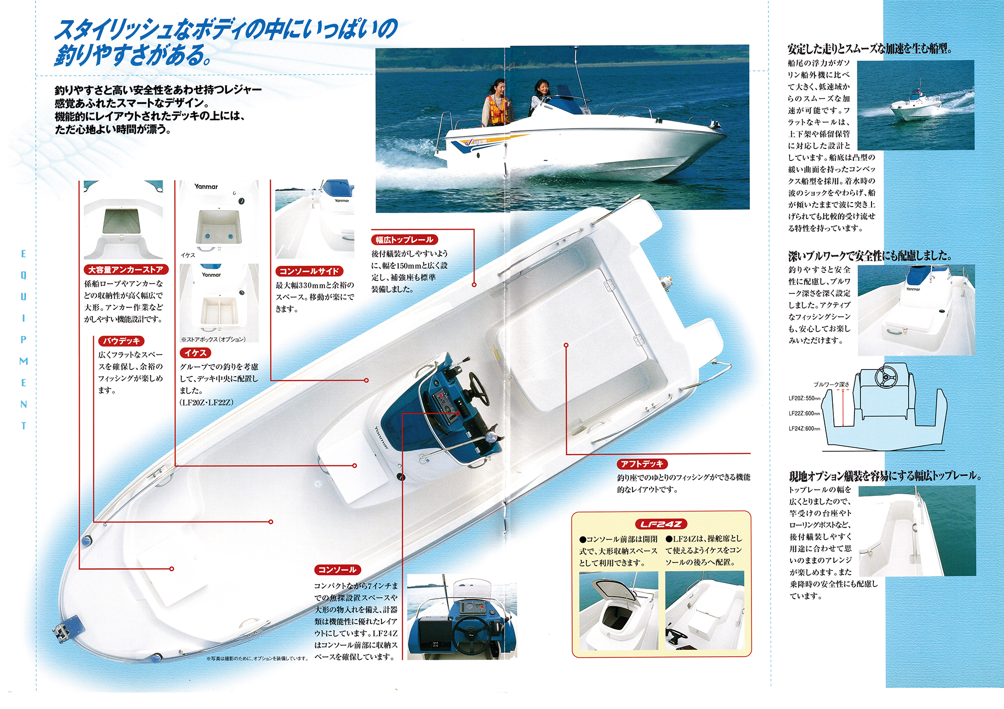 過去カタログ ヤンマー Boat 1998 LF20z-LF22z-LF24z｜WEB博物館
