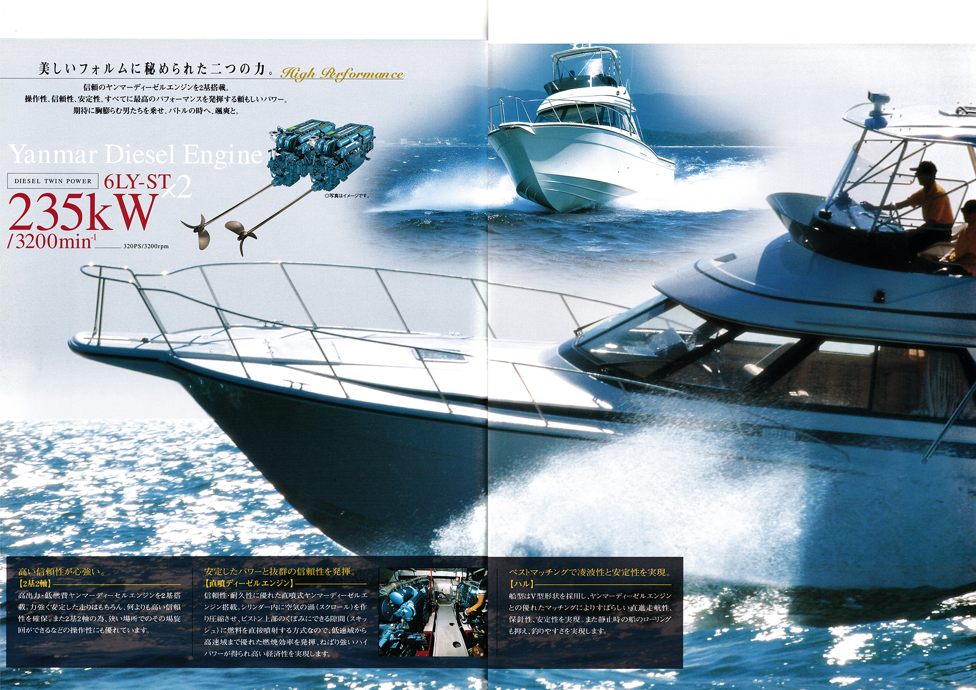 過去カタログ ヤンマー Boat 2000 FM40B｜WEB博物館ボートミュージアム