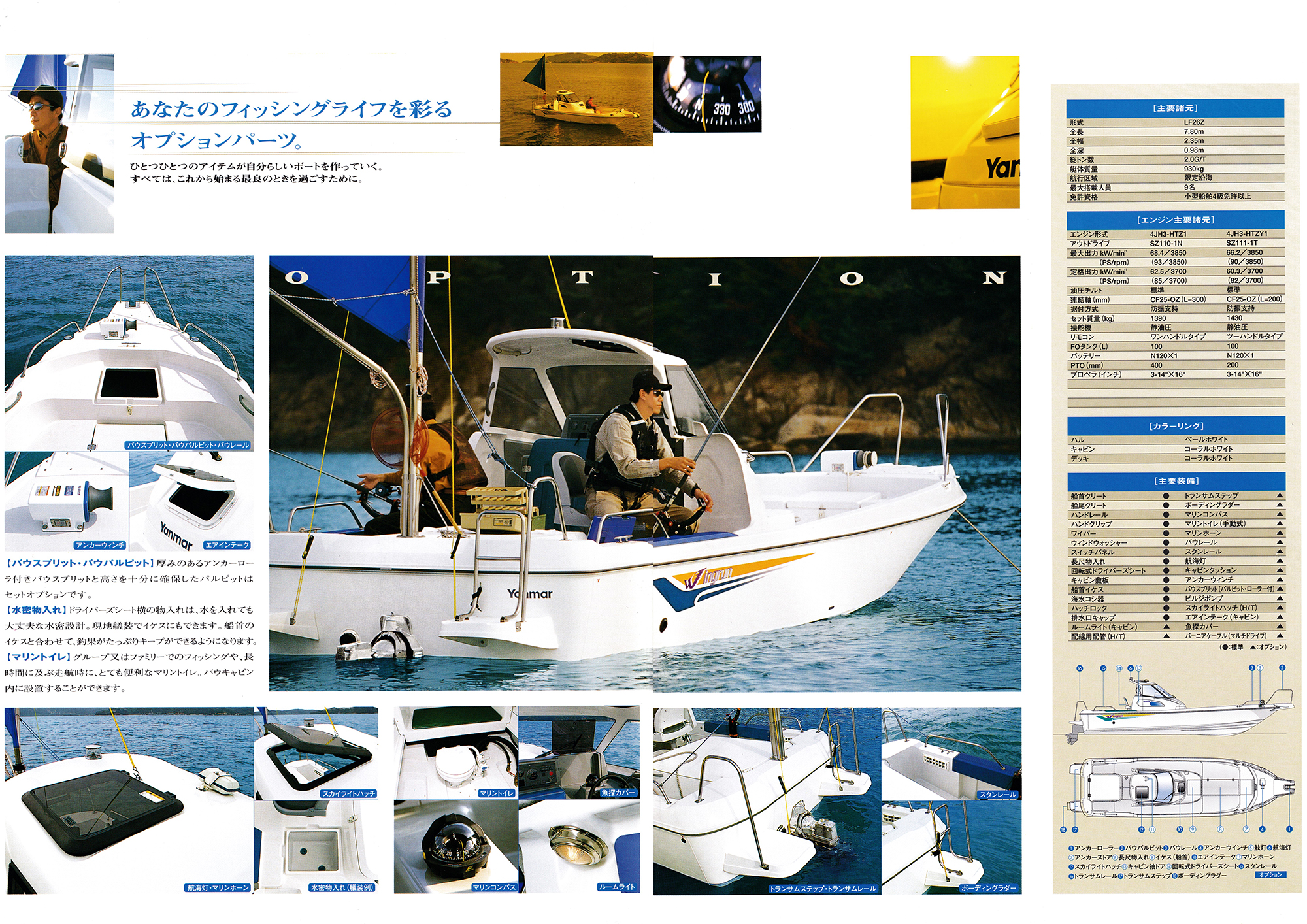 過去カタログ ヤンマー Boat 2000 LF26Z｜WEB博物館ボート