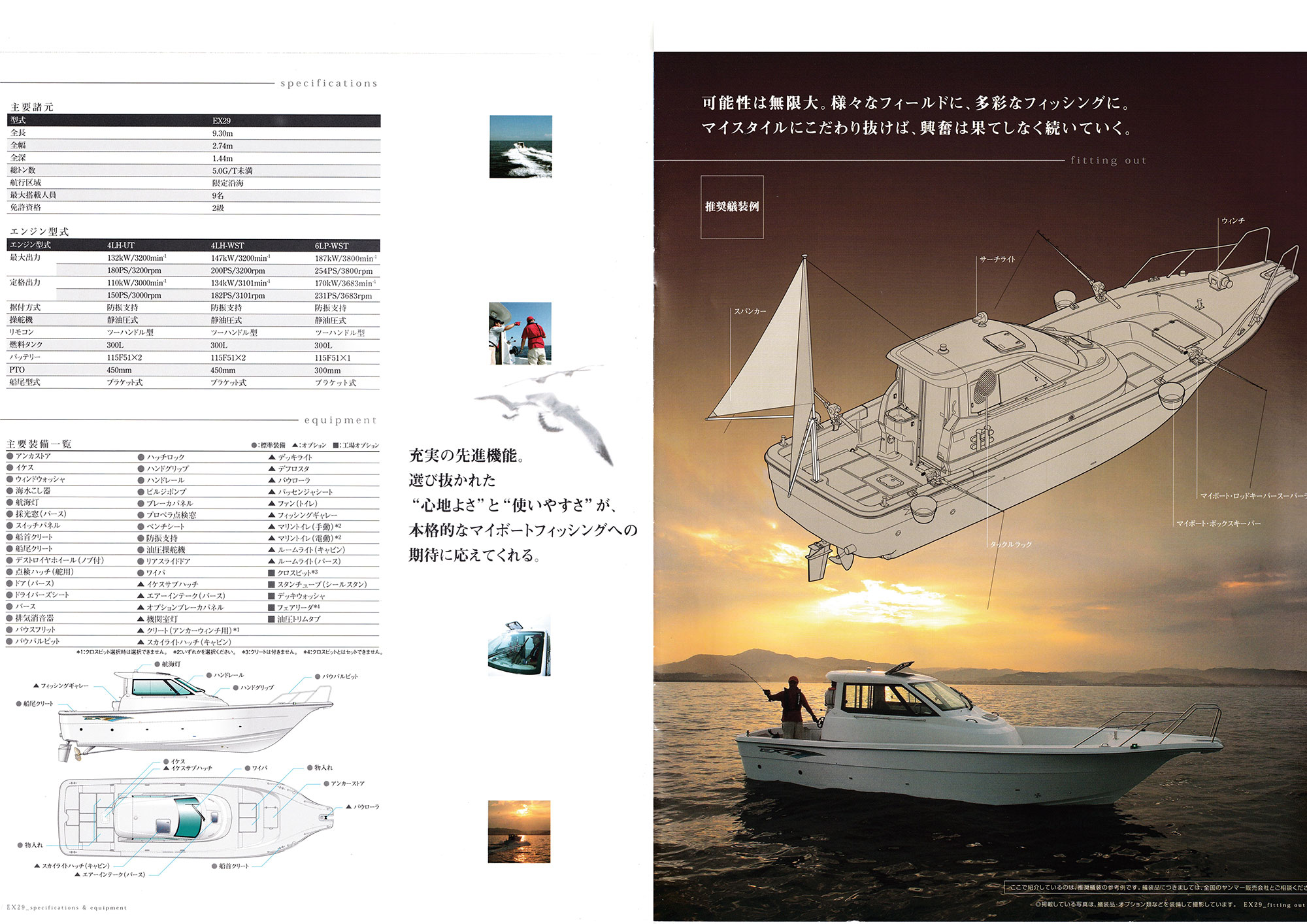 過去カタログ ヤンマー Boat 2018 EX29｜WEB博物館ボートミュージアム