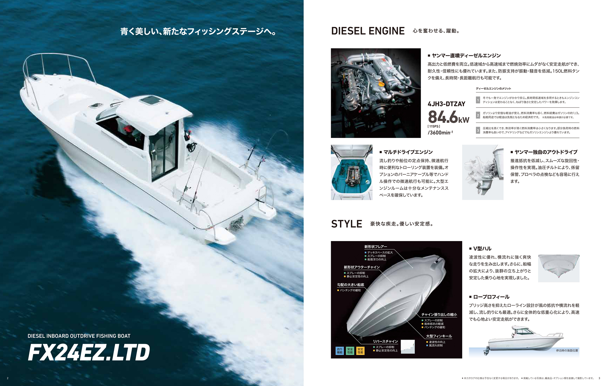 過去カタログ ヤンマー Boat 2020 FX24EZ.LTD｜WEB博物館ボート