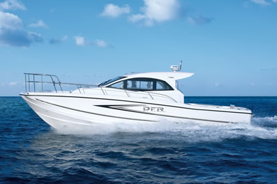 ヤマハ　外洋型フィッシングボート DFR（34FT/500PS）を発表！