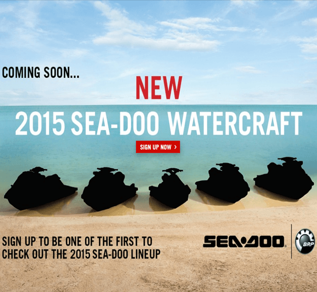 2015年　SeaDoo新モデルを誰よりも早く見られる抽選会