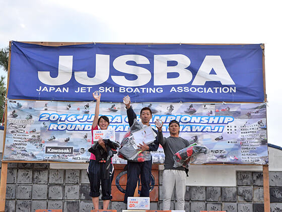 JJSBA 2016 R8　B SKI STK　表彰式