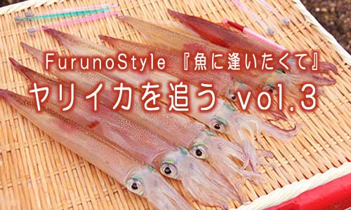 FurunoStyle 『魚に逢いたくて』ヤリイカ釣り カギは周波数の使い分け