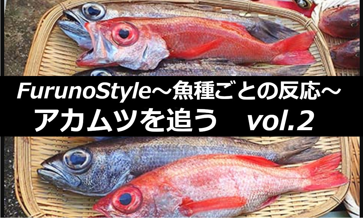 新着！フルノスタイル～魚種ごとの反応～【アカムツを追うVol.2】