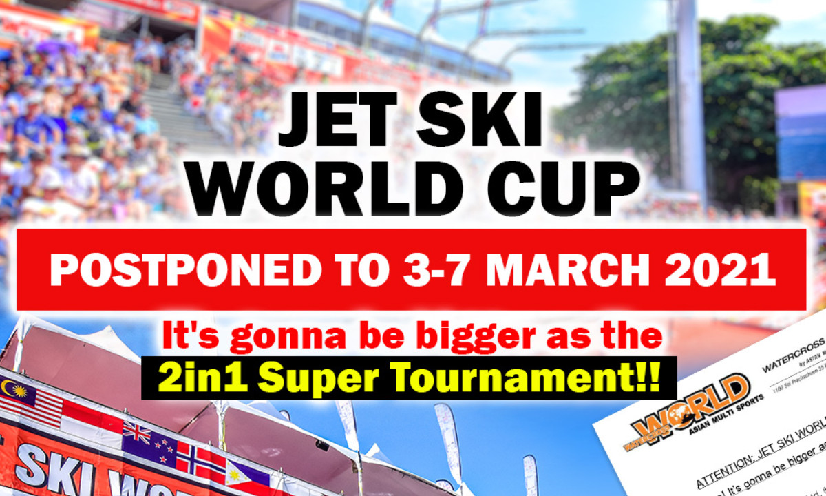 【ジェットスキーワールドカップ2020】  2021年3月へ開催延期