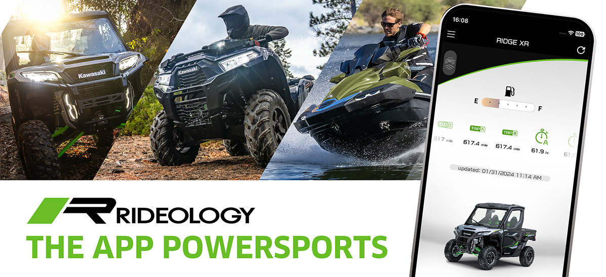 『RIDEOLOGY THE APP POWERSPORTS』