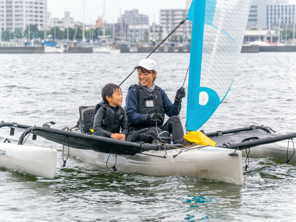 キッズセーリング体験会画像