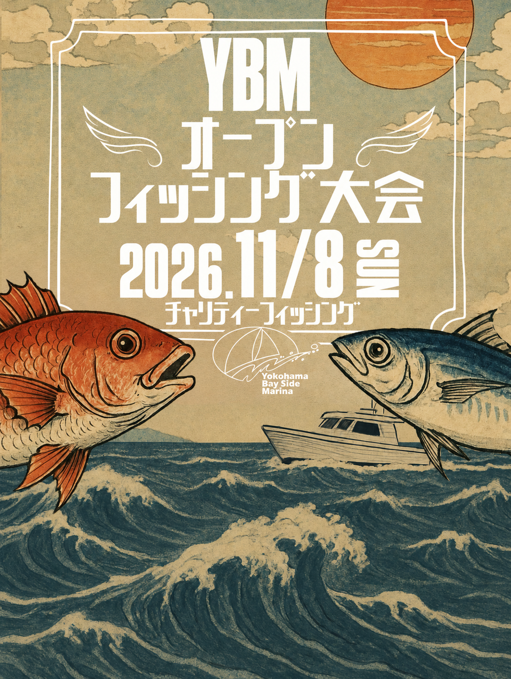 YBMオープンフィッシング大会2026チラシ画像